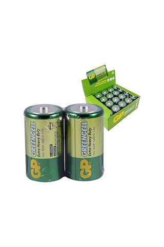 Gp 13g 2s2 R20 Büyük D Boy Pil 20'li Paket