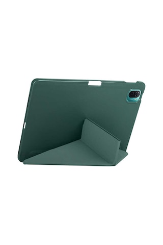 Xiaomi Mi Pad 5 Kılıf Kalem Bölmeli Stand Olabilen Standlı Tablet Kılıfı Kapaklı Kılıf