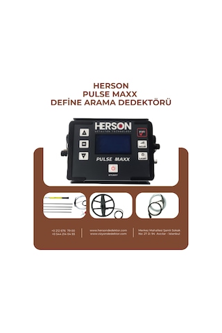 Herson Pulsemaxx Derin Metal - Altın Arama Dedektörü