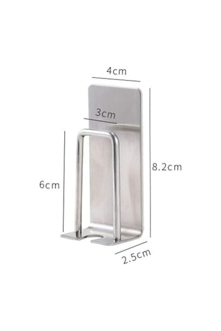 Paslanmaz Çelik Diş Fırçası Tutucu Duvara Monte Diş Fırçası Tutucu Bardaklar Kupalar Su Geçirmez Kendinden Yapışkanlı Delme Gerektirmeyen Banyo Diş Fırçası Tutucu Diğer