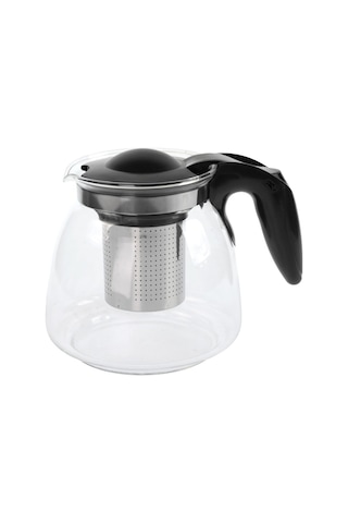 Kiwi Ktm-2907 Çay Makinesi İle Uyumlu Çelik Süzgeçli Cam Demlik - 900 Ml