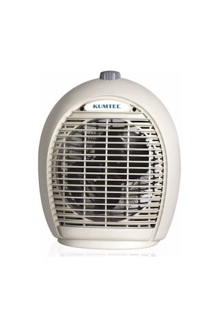 Kumtel LX-6331 2000 W Elektrikli Fanlı Isıtıcı Krem