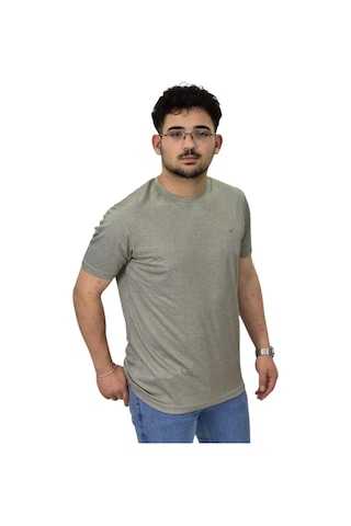 Raymons Erkek Sıfıryaka Düz Merserize Tişört T6034 Bgl-st04527 Haki
