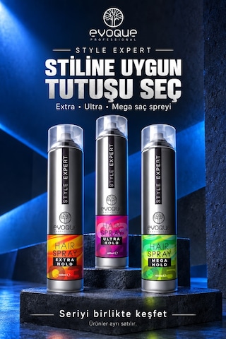 Evoque Professional Style Expert Ultra Saç Spreyi 400 ML