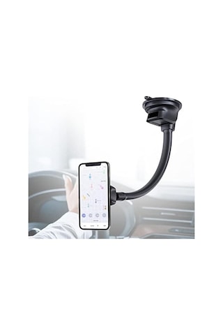 Simex Telefon Tutucu Vantuzlu Miknatisli St-202 Aqua Siyah Diğer