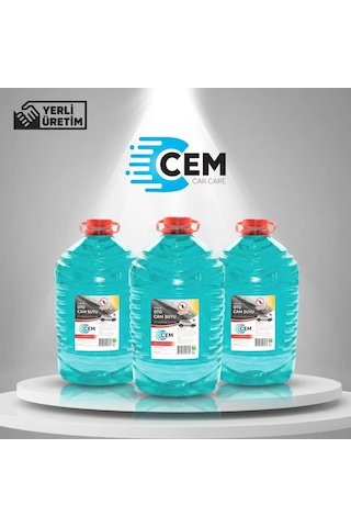Cem Car Care Yazlık Cam Suyu 5 Lt 3'lü Avantaj Paket