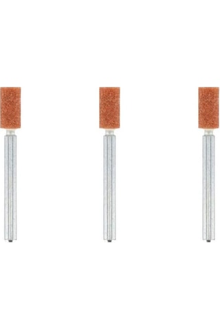 8153 Alüminyum Oksit Taşlama Taşı, En Küçük Çaplı, Silindirik Biçimli, 4,8 Mm, 3'lü