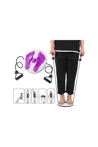 Sunup Sn-22218 Döner Zayıflama Ve Bel İnceltme Diski - Vücut Şekillendirici Egzersiz Aleti