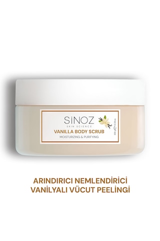 Sinoz Vanilya Arındırıcı Ve Nemlendirici Vücut Peelingi 300 G