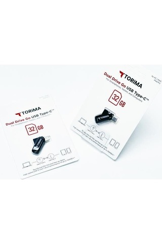 Özel Üretim Usb Flash Bellek Type C Otg Çift Sürücülü 32gb Siyah Yazma Taşınabilir Aktarım