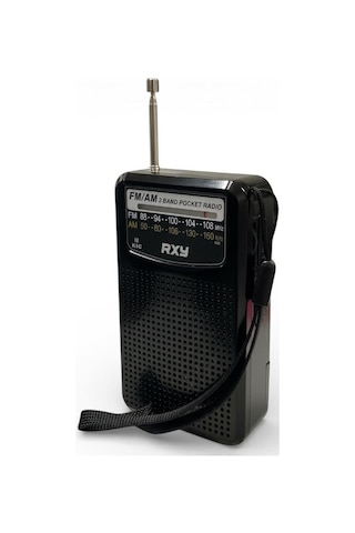 Roxy Rxy-bariton Cep Tipi Mini Pilli Analog Radyo - Siyah