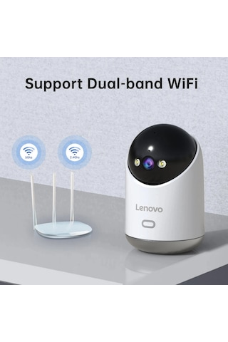 Lenovo C35 3mp Hd Wifi Kamera - Otomatik Takip Özellikli Akıllı İç Mekan Bebek Kamerası Diğer