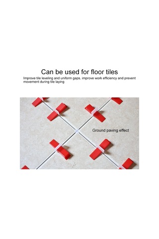 Sones 100 Adet Fayans Zemin Bulucu Ekleme Fayans Düzleştirici Kama Düzleştirme Makinesi Plaka Düzleştirme Sistemi Yardım Aracı Og6480