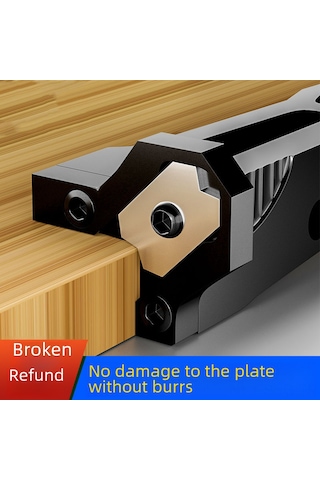 Springsun Alüminyum Döşeme Kenar Düzeltici, El İşleri İçin Kaba Kenar Kaldırıcı, Hassas Shaving Aracı R1+r2 Bıçaklı Diğer