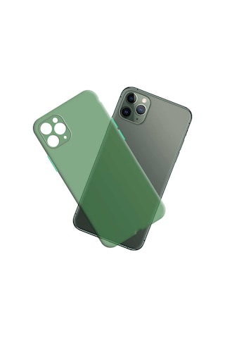 Apple Uyumlu iPhone 11 Pro Max Ultra İnce Zar Telefon Kılıfı