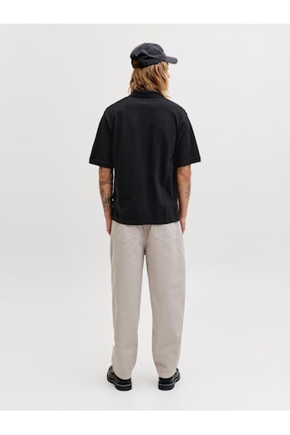 Jack & Jones Jjearchive Graphic Polo Ss Ln Erkek T-shirt-32843 Siyah