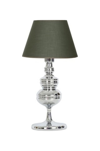 Vinner Munch Krom Kaplama Metal Abajur - Haki-60480 Renkli