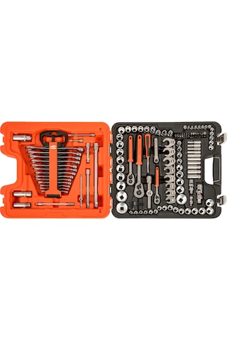 Bahco S138 Lokma ve Anahtar Seti 1/4" 3/8" 1/2" 138 Parça