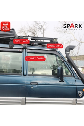 Hyundai Galloper 1997-2003 Yıl Aralığı Yan Cam Rüzgarlık 4 Prç.