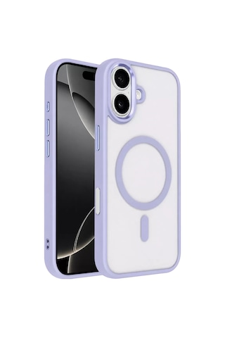 Znv Zenvia Mey İthalat Apple iPhone Uyumlu 16 Terea Magsafe Kapak - Mor Znv2025 Cmn Diğer