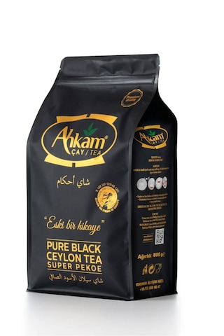 Ahkam Tea 1 Adet 800 Gr'lık Siyah Çay %100 Saf Ceylon Super Pekoe