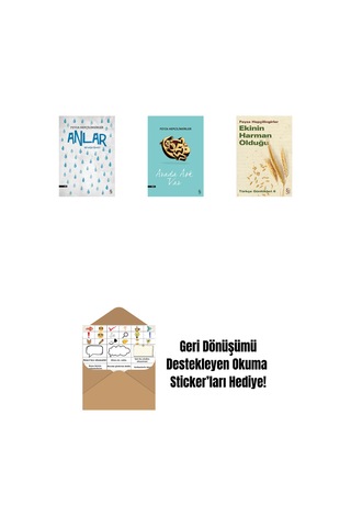 Anlar + Arada Aşk Var + Ekinin Harman Olduğu + Okuma Sticker'ları
