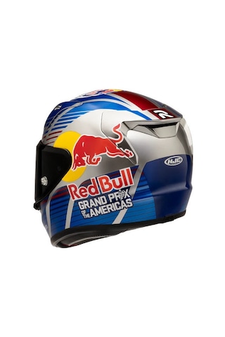 Hjc Rpha12 Red Bull Austin Gp Iı Mc21 Kapalı Motosiklet Kaskı Beyaz - Kırmızı - Mavi