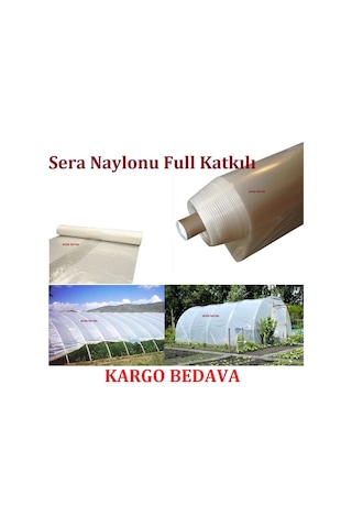 Sera Naylonu - 10X7 M - Ömrü 8 Yıl - Sera Örtüsü - Sera Muşambası