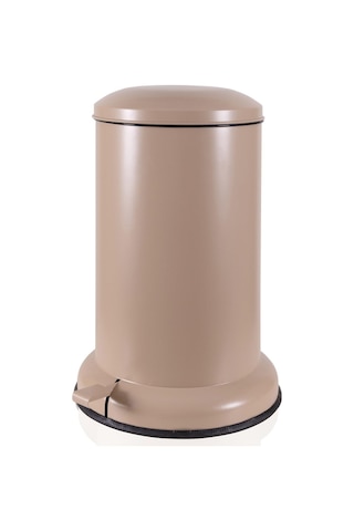 The Mia Metal Pedallı Çöp Kovası Mocha 30 Lt Kahverengi