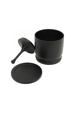 Folinda 58mm Kahve Portafilter Uyumlu Alüminyum Toplayıcı Seti - Kapaklı, 3 Parça, Sağlıklı Malzeme, Profesyonel Kahve Keyfi Siyah