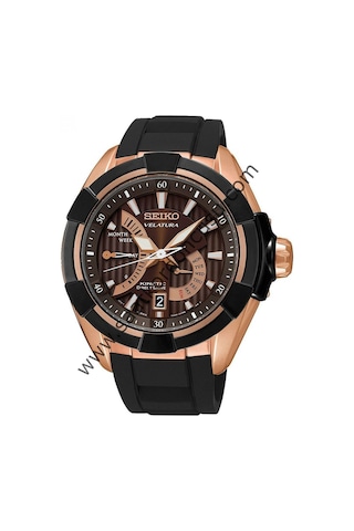 Seiko Velatura Srh020p1 Siyah Silikon Kordon Siyah