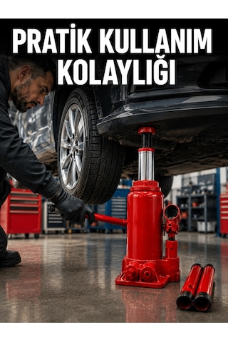 Sağlam Taban Yapılı Güvenilir Hidrolik Şişe Kriko Belirtilmemiş