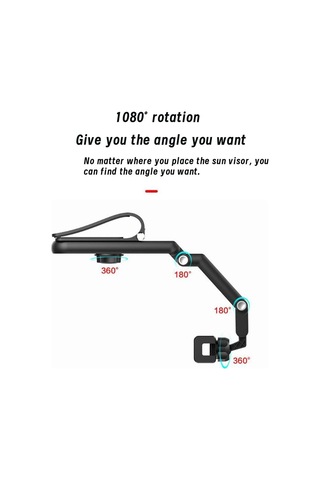 Soulader Pratik Ve Şık Döner Mekanizmalı Araç İçi Telefon Tutucu, Güvenli Ve Kullanışlı Cep Telefonu Askısı Siyah