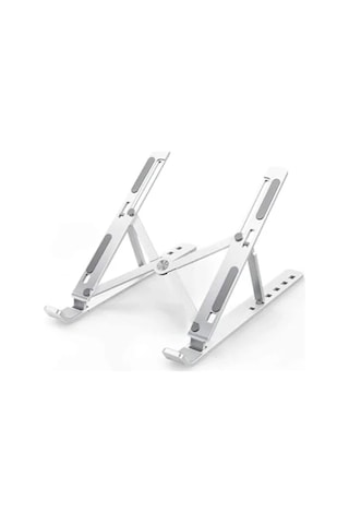 Ayarlanabilir Laptop Yükseltici Stand, Metal Tasarım, Tüm Modellerle Uyumlu