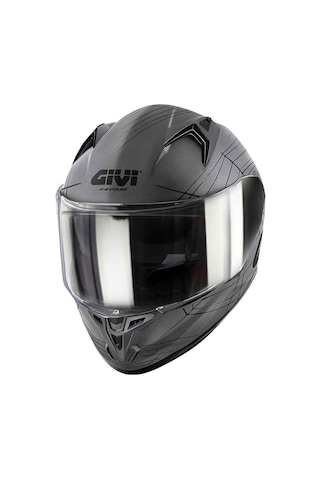 Givi 50.7 Phobia Kapalı Motosiklet Kaskı Mat Titanyum
