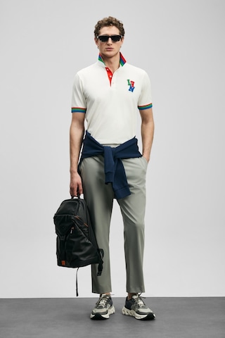 Lufian Fun Smart Erkek Polo T-shirt 111040231 Ekru