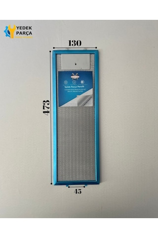 Maximus Uyumlu En 20,5 Boy 48 Cm - 13 Aspiratör Filtresi Takımı