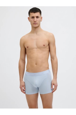 Jack & Jones Jactom Bamboo Erkek 3 Lü Set Yeşil Mavi Siyah Boxer 12277176 Çok Renkli