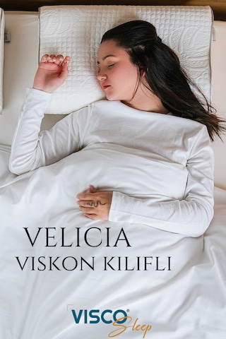 Visco Yastık Velicia Ortopedik Yastık Viskon Kılıf 55x35x12-10 Cm