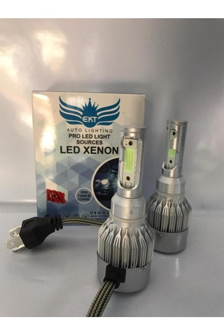 Ekt-7200-buz Mavi-h4-led Far Ampulü
