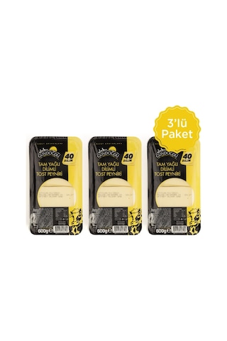 Gündoğdu Dilimli Kaşar Peyniri 600gr 3'lü