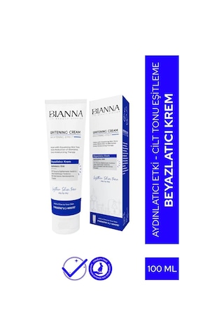 Bianna Whitening Aydınlatıcı Ve Cilt Tonu Eşitleyici Krem 100 ML