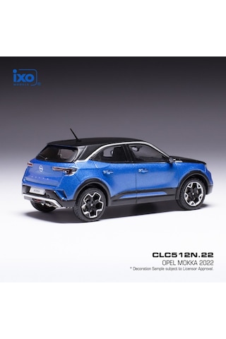 1:43 Ölçek Ixo 2022 Opel Mokka-e Diecast Metal Minyatür Model Araba 10cm