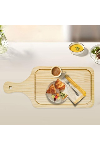 Suntek Ahşap Kesme Tahtası Dayanıklı Kolay Kullanım Peynir M