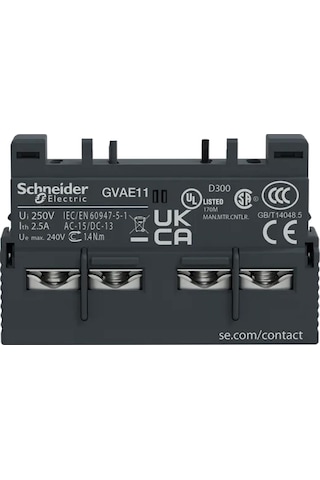 Schneider Electric Gvae1 Tesys Deca 1 Yardımcı Kontak Bloğu - 1Na + 1Nk