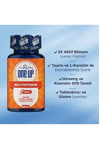 One Up Multivitamin 60 Kapsül 2 Adet