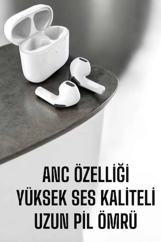 Yeni - 924 - Nesil Pro Bluetooth Kulaklık Uzun Pil - Kmrsfres - Ömrü Beyaz