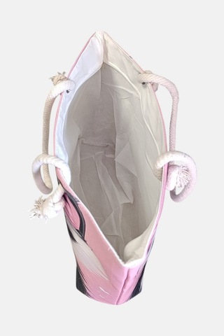 Lederax Pembe Kedi Figürlü Kadın Plaj Çantası Ld667 Çok Renkli