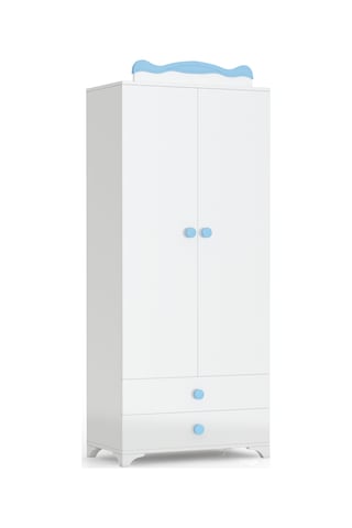 Patiko Sahra 058 2 Kapılı Dolap Mavi