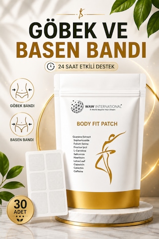 Body Fit Göbek Bandı 30 Lu Sıkılaşmaya Yardımcı Tokluk Hissi Destekleyici